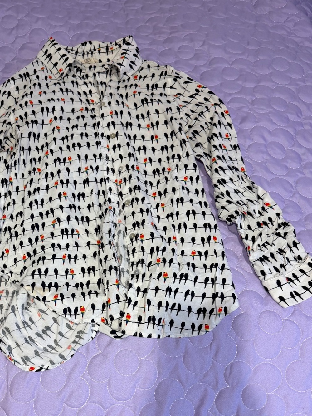 Parrot button up